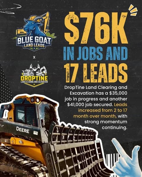 DropTine: $76K in jobs and 17 leads